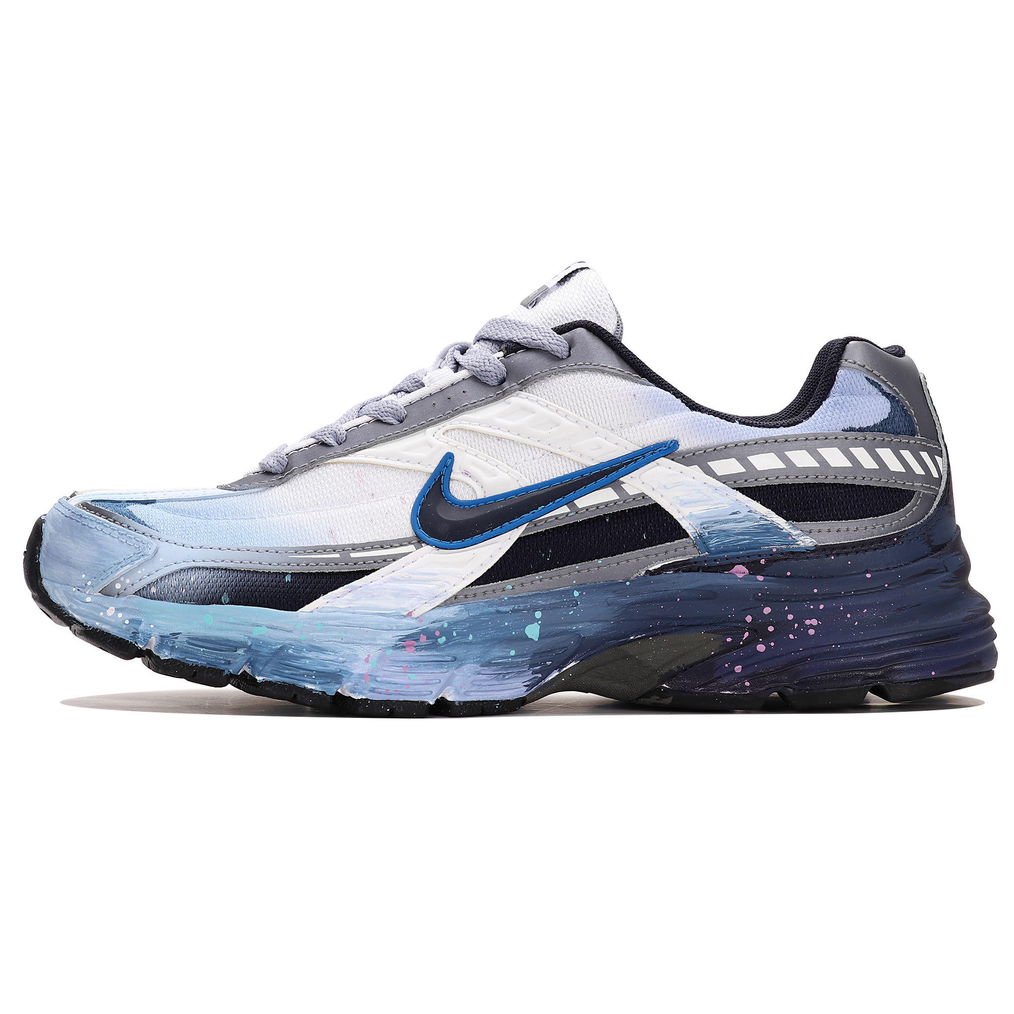 Nike Кроссовки Initiator Shock Absorbers Low Top, мужские, серо-синие 
Nike Кроссовки Initiator Shock Absorbers Low Top, мужские, серо-синие