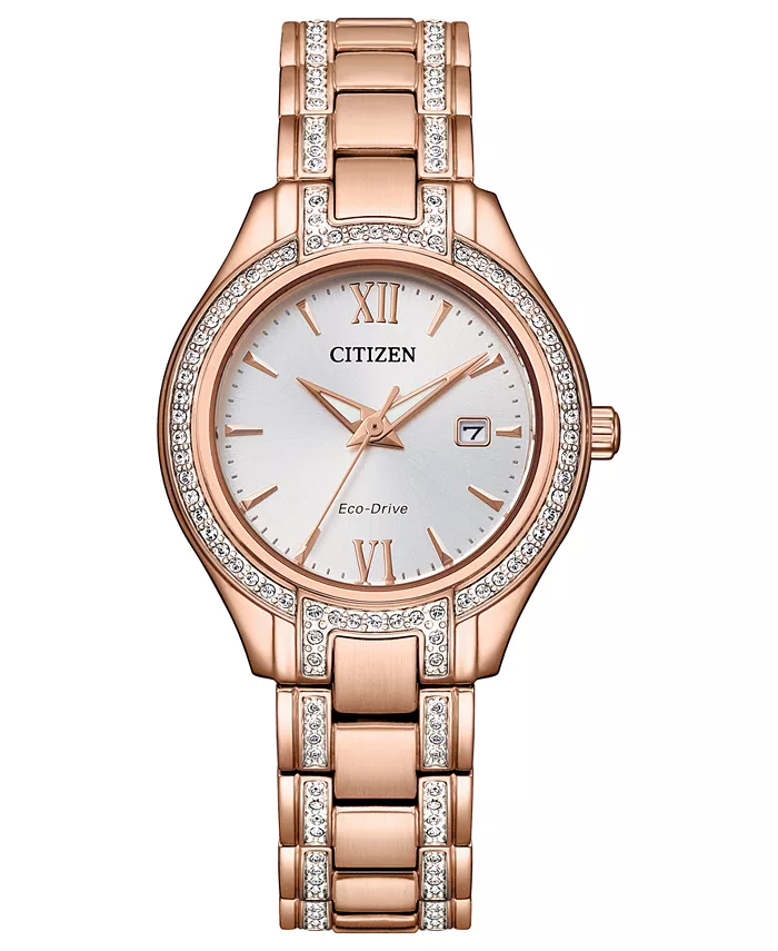 Женские часы Eco-Drive Silhouette Crystal с браслетом из нержавеющей стали розового золота, 30 мм Citizen
Женские часы Eco-Drive Silhouette Crystal с браслетом из нержавеющей стали розового золота, 30 мм Citizen