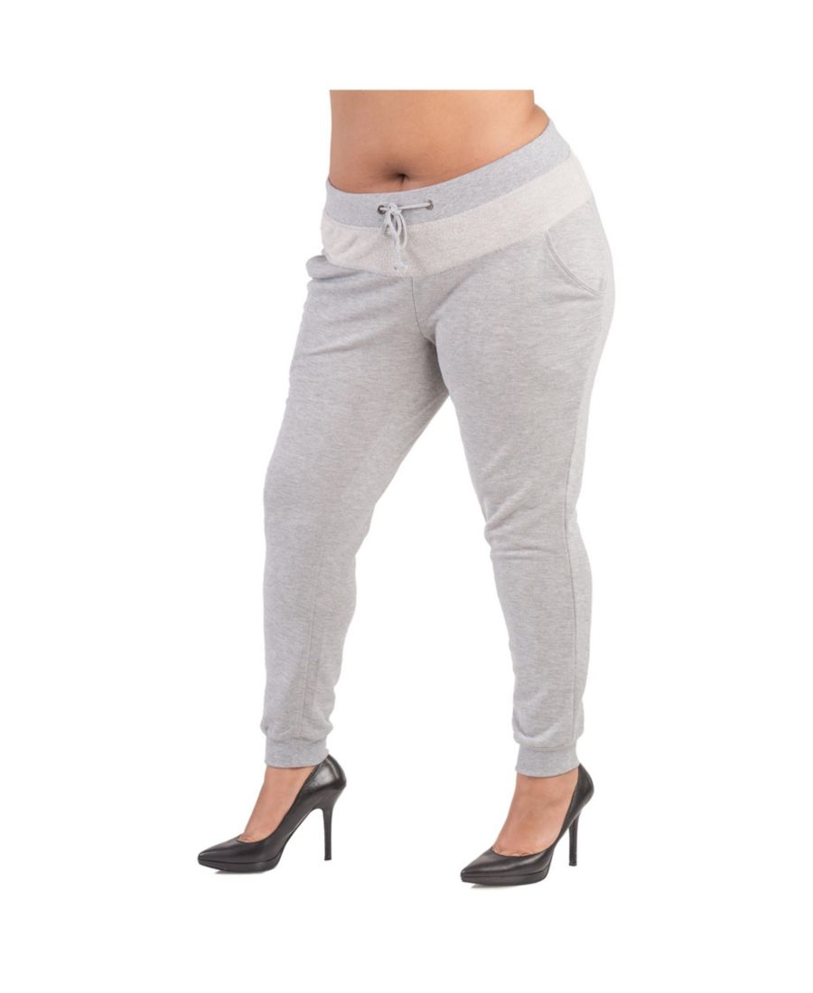 Спортивные брюки-джоггеры большого размера из французского махрового трикотажа на завязках Poetic Justice, Heather grey
Спортивные брюки-джоггеры большого размера из французского махрового трикотажа на завязках Poetic Justice, Heather grey