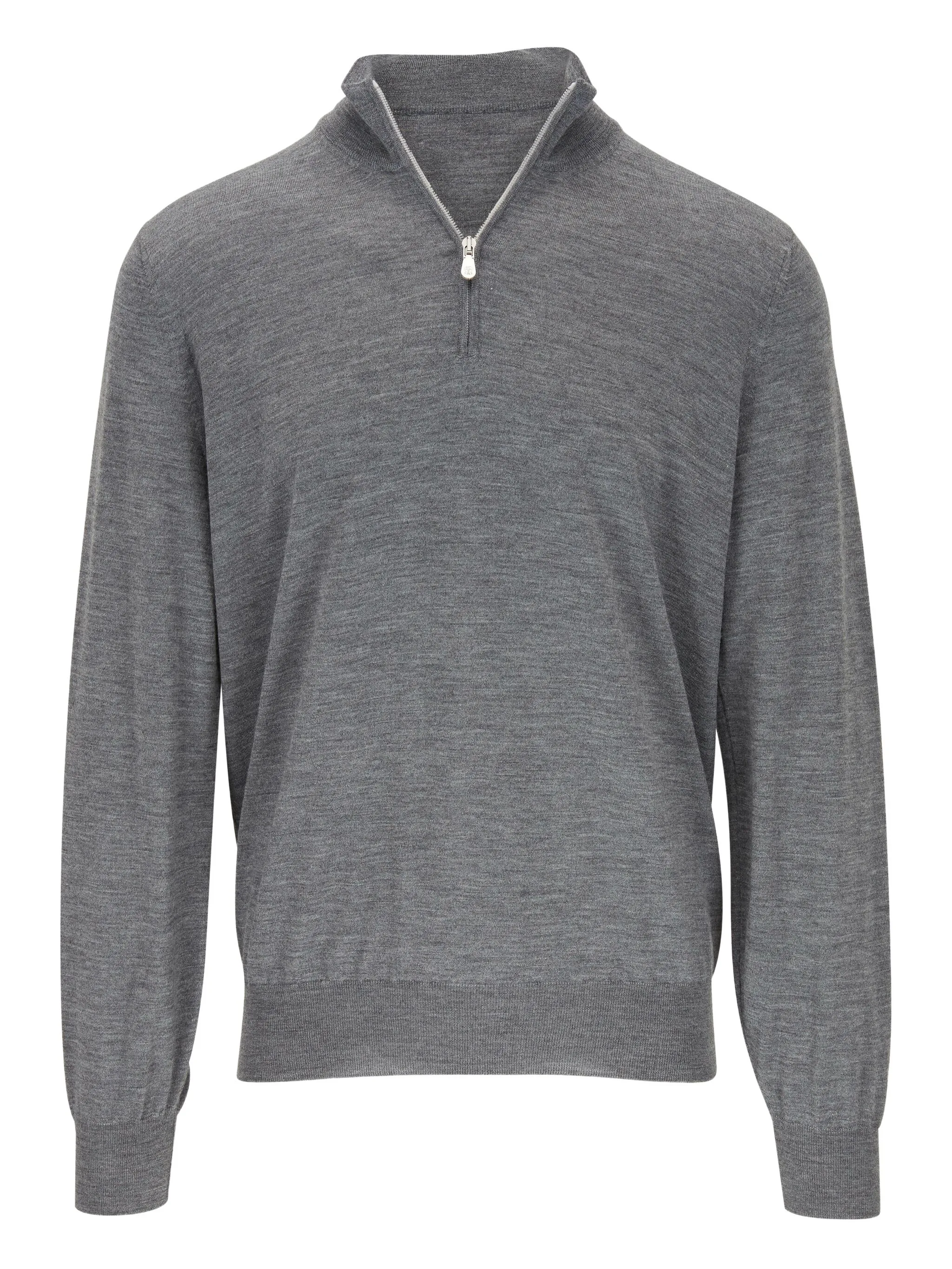 Шерстяной свитер с молниями Brunello Cucinelli, серый
Шерстяной свитер с молниями Brunello Cucinelli, серый