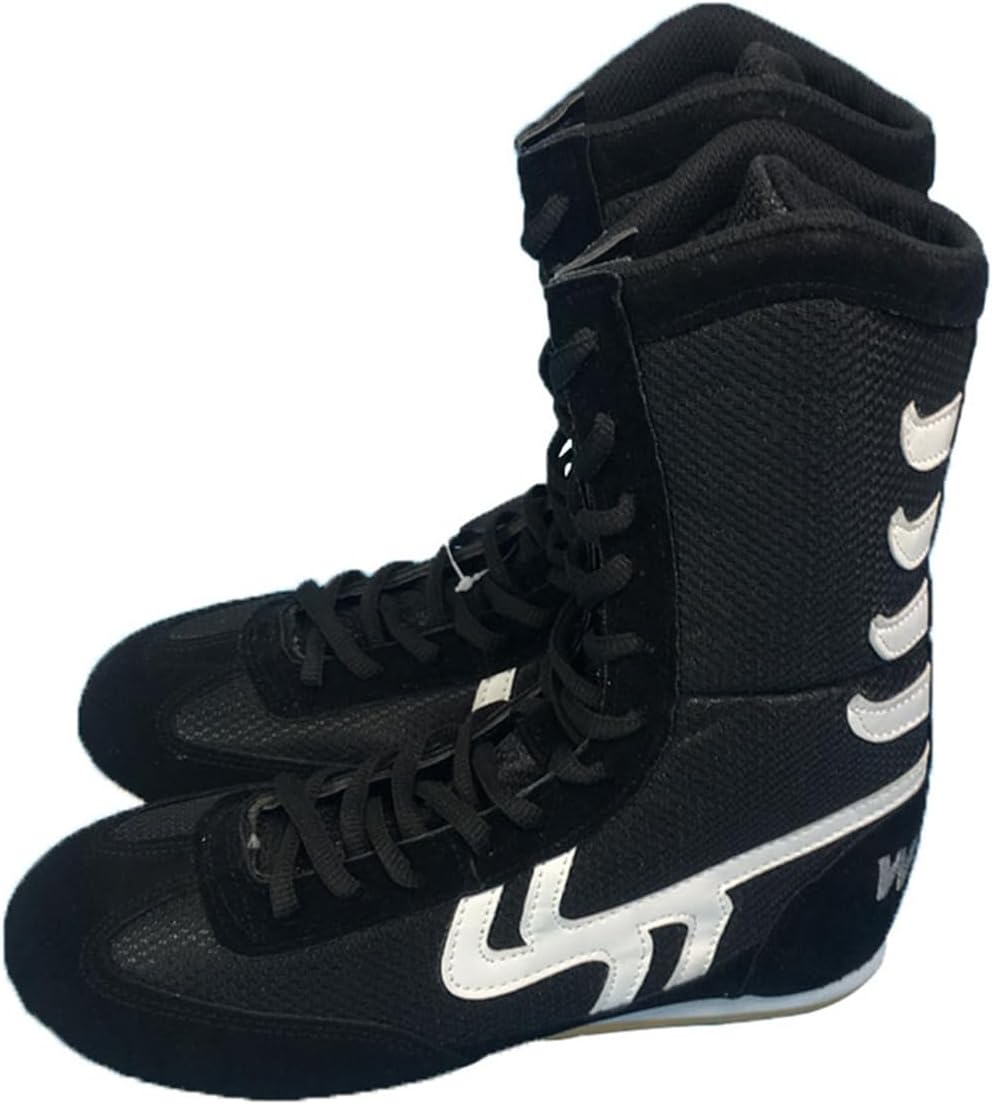 Мужские боксерские ботинки с сеткой, дышащая обувь для борьбы, модные высокие кроссовки для кикбоксинга и спарринга Donfaauk, черный
Мужские боксерские ботинки с сеткой, дышащая обувь для борьбы, модные высокие кроссовки для кикбоксинга и спарринга Donfaauk, черный