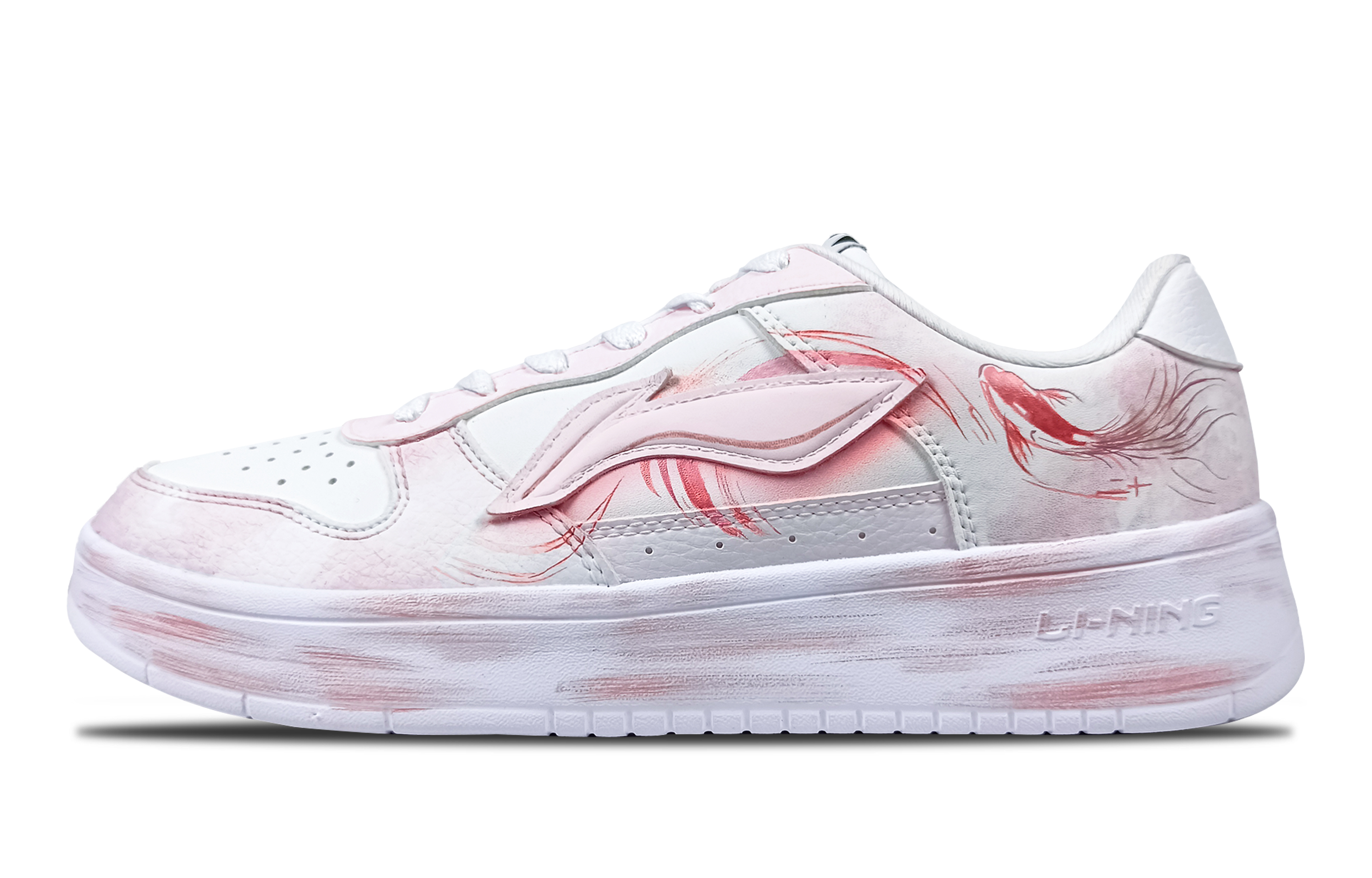 LINING Кроссовки для скейтбординга Pontoon Boats с противоскользящим покрытием, износостойкие, низкие, мужские, белые, розовые
LINING Кроссовки для скейтбординга Pontoon Boats с противоскользящим покрытием, износостойкие, низкие, мужские, белые, розовые