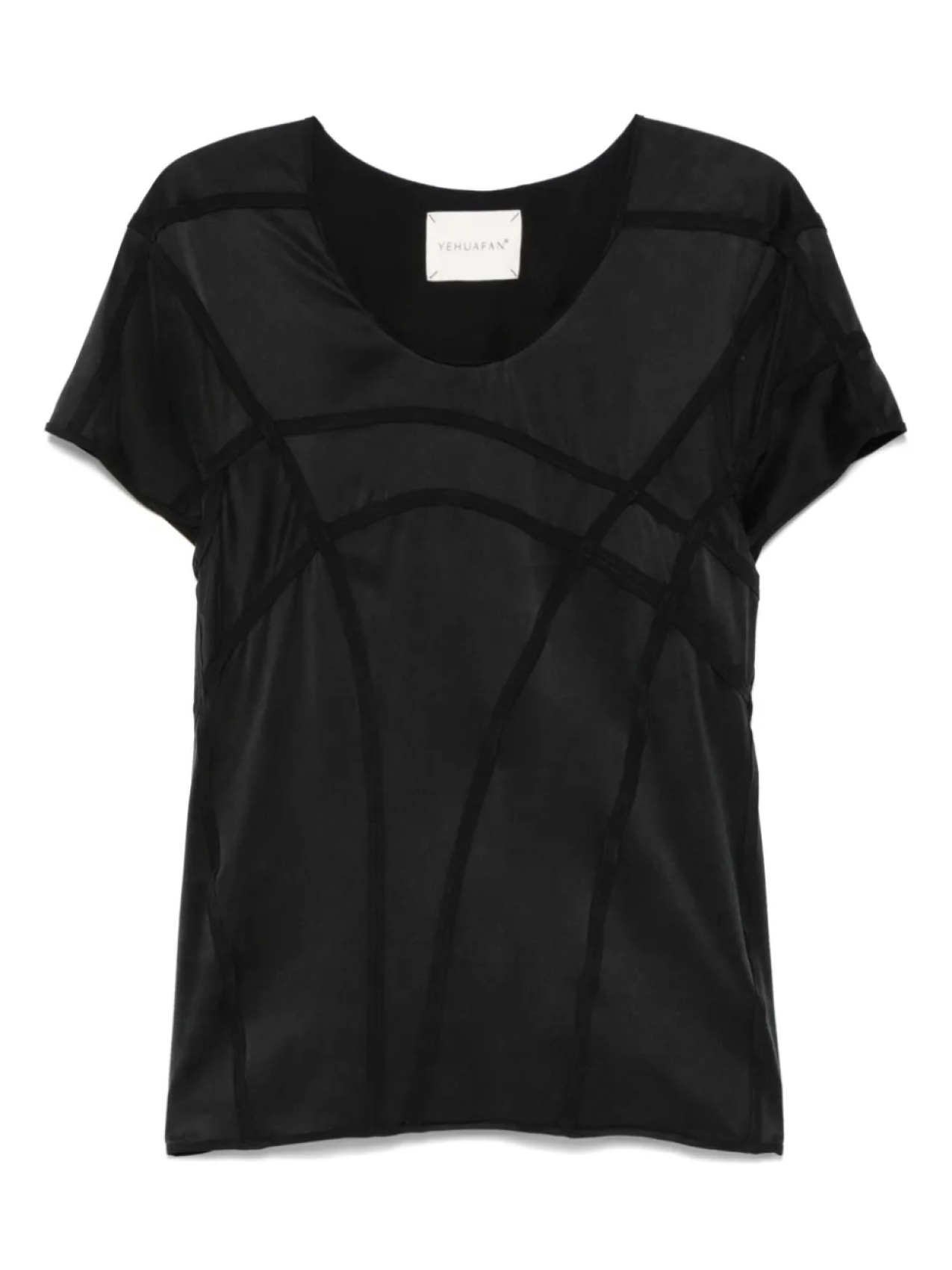 YEHUAFAN шелковая футболка, черный
YEHUAFAN шелковая футболка, черный