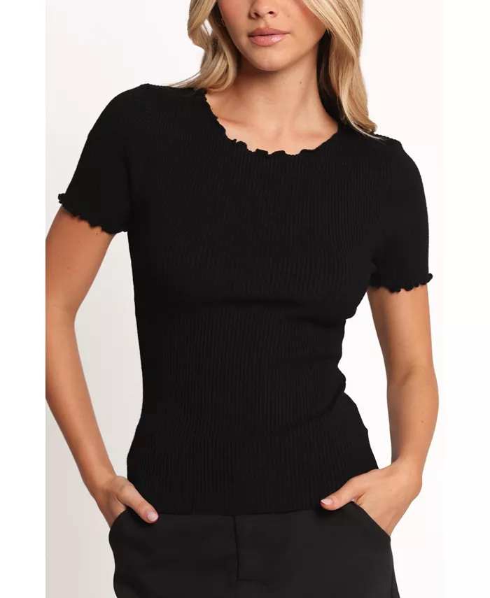 Женский трикотажный топ Kya с короткими рукавами Petal and Pup, серый
Женский трикотажный топ Kya с короткими рукавами Petal and Pup, серый