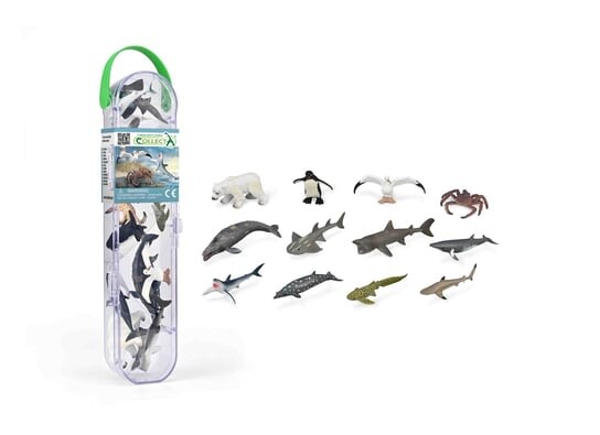 Collecta, Коллекционные фигурки, Коробка с мини-морскими животными
Collecta, Коллекционные фигурки, Коробка с мини-морскими животными