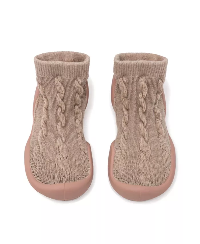 Первые пинетки-носочки для малышей - Cable Brandy Rose Komuello, розовый
Первые пинетки-носочки для малышей - Cable Brandy Rose Komuello, розовый