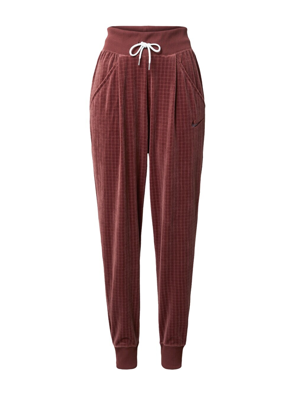 Зауженные брюки со складками спереди Nike, каштановый
Зауженные брюки со складками спереди Nike, каштановый