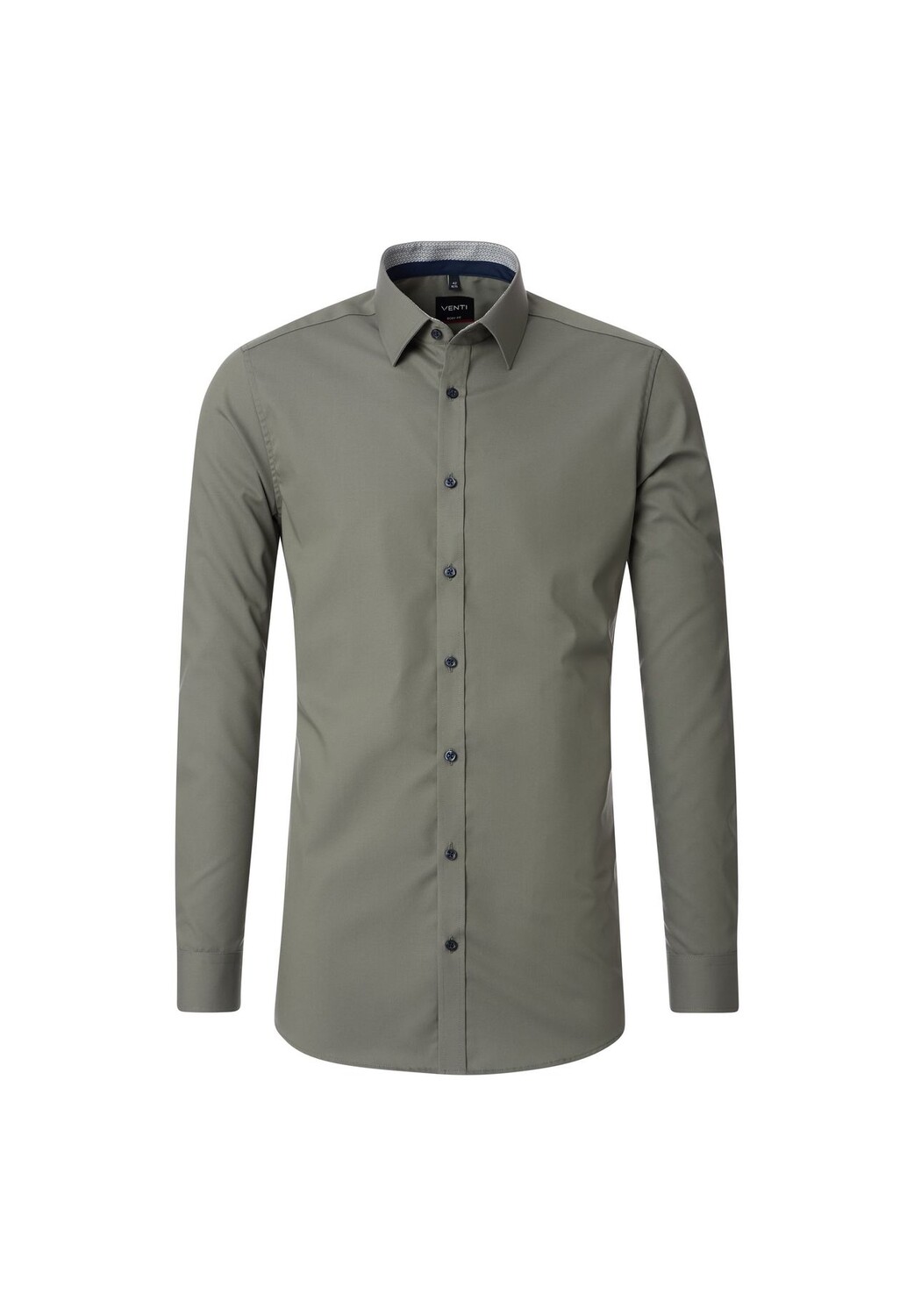 Мужская деловая рубашка однотонного кроя Venti, темно-зеленый
Мужская деловая рубашка однотонного кроя Venti, темно-зеленый