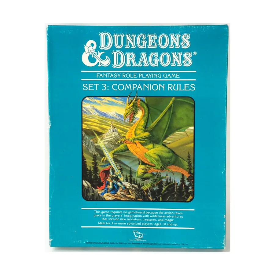 Бокс-сет Companion Rules Set (4th Printing), Basic Dungeons & Dragons (Original Edition) - Box Sets & Core Rules
Бокс-сет Companion Rules Set (4th Printing), Basic Dungeons & Dragons (Original Edition) - Box Sets & Core Rules