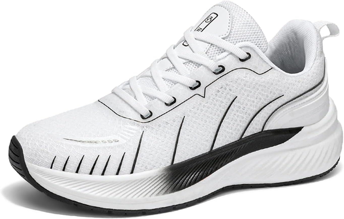 Мужские ортопедические кроссовки с поддержкой свода стопы, дышащие, модные, для мужчин и женщин, на шнуровке, для бега и тенниса, с нескользящей подошвой, для прогулок вдвоем Aivyfaja, белый
Мужские ортопедические кроссовки с поддержкой свода стопы, дышащие, модные, для мужчин и женщин, на шнуровке, для бега и тенниса, с нескользящей подошвой, для прогулок вдвоем Aivyfaja, белый