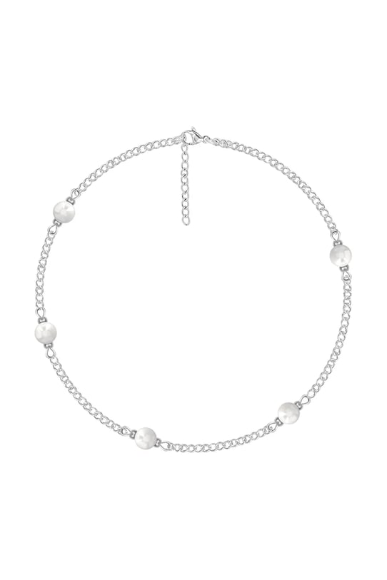 Браслет из посеребренного жемчуга Lilou, серебряный
Браслет из посеребренного жемчуга Lilou, серебряный