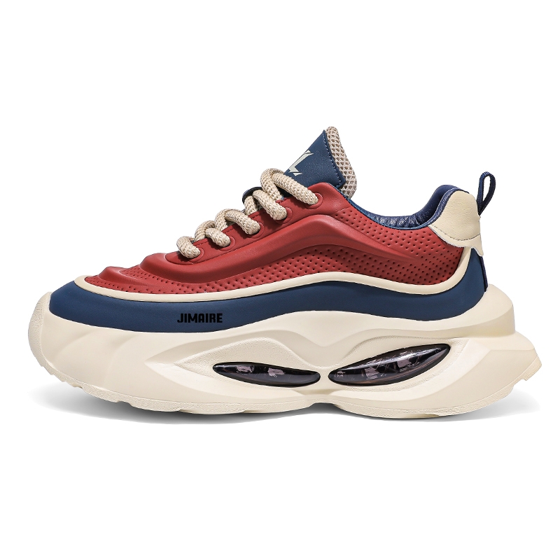 Амортизирующие, противоскользящие и износостойкие низкие кроссовки для увеличения роста, массивные мужские King Jinmai, Blue Red
Амортизирующие, противоскользящие и износостойкие низкие кроссовки для увеличения роста, массивные мужские King Jinmai, Blue Red