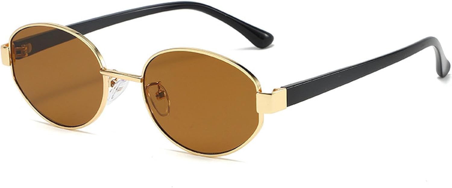 Модные овальные металлические солнцезащитные очки для женщин, винтажные ретро-очки для мужчин, спортивные солнцезащитные очки для женщин, зеркальные очки с защитой от УФ-излучения UV400 SZVVBKK, Brown
Модные овальные металлические солнцезащитные очки для женщин, винтажные ретро-очки для мужчин, спортивные солнцезащитные очки для женщин, зеркальные очки с защитой от УФ-излучения UV400 SZVVBKK, Brown