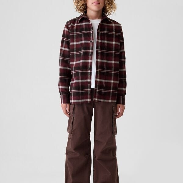 Рубашка фланелевая в клетку Gap, белый
Рубашка фланелевая в клетку Gap, белый