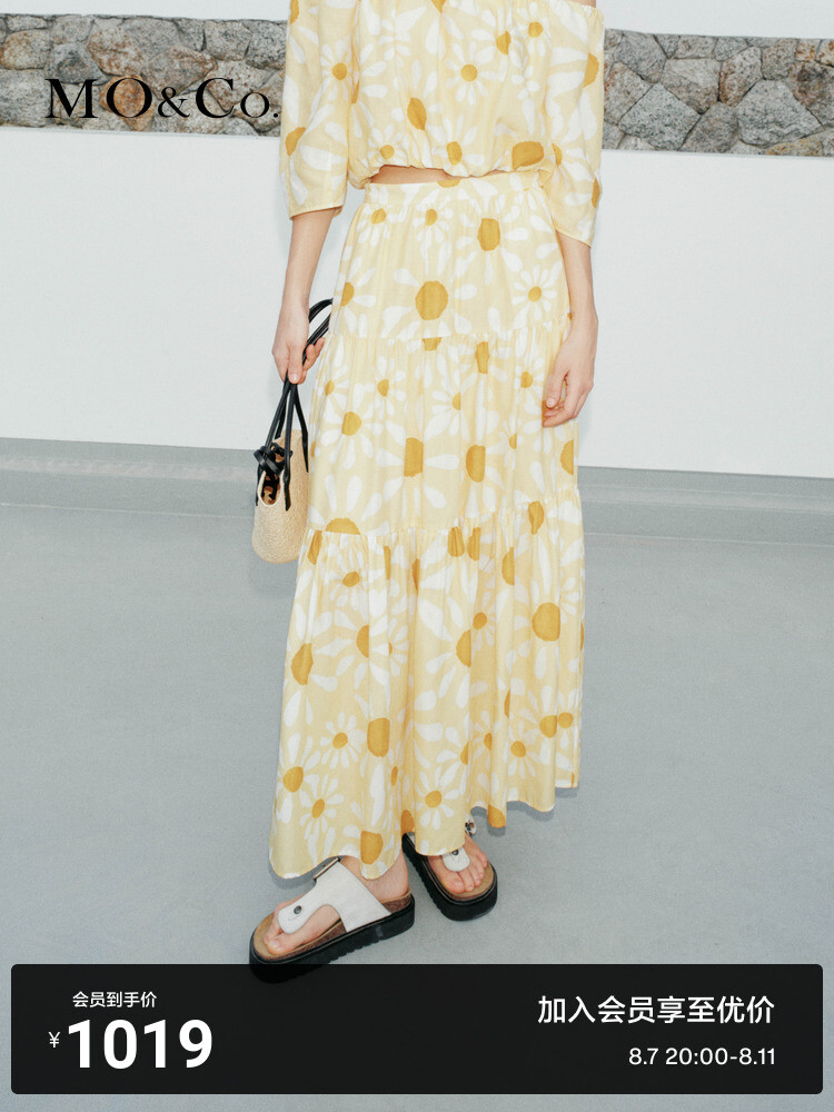 Юбка длинная Moco Moanke с низкой талией, желтый
Юбка длинная Moco Moanke с низкой талией, желтый