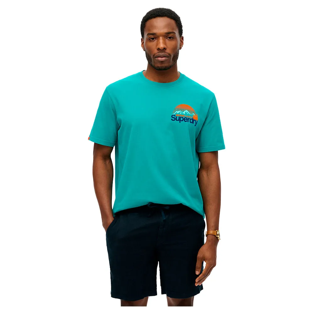 Футболка с коротким рукавом Superdry Great Outdoors, синий
Футболка с коротким рукавом Superdry Great Outdoors, синий