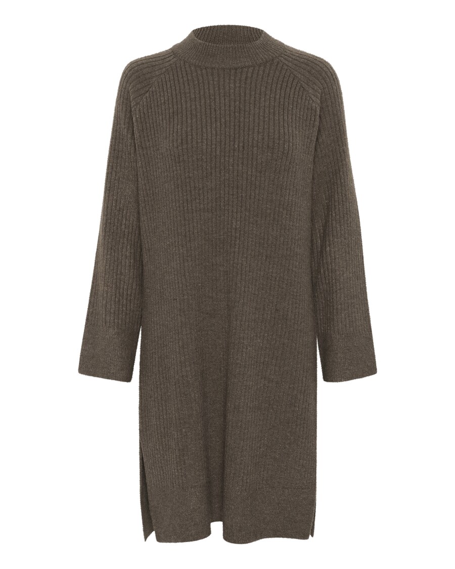 Вязаное платье Kaffe Arinya, хаки 
Вязаное платье Kaffe Arinya, хаки