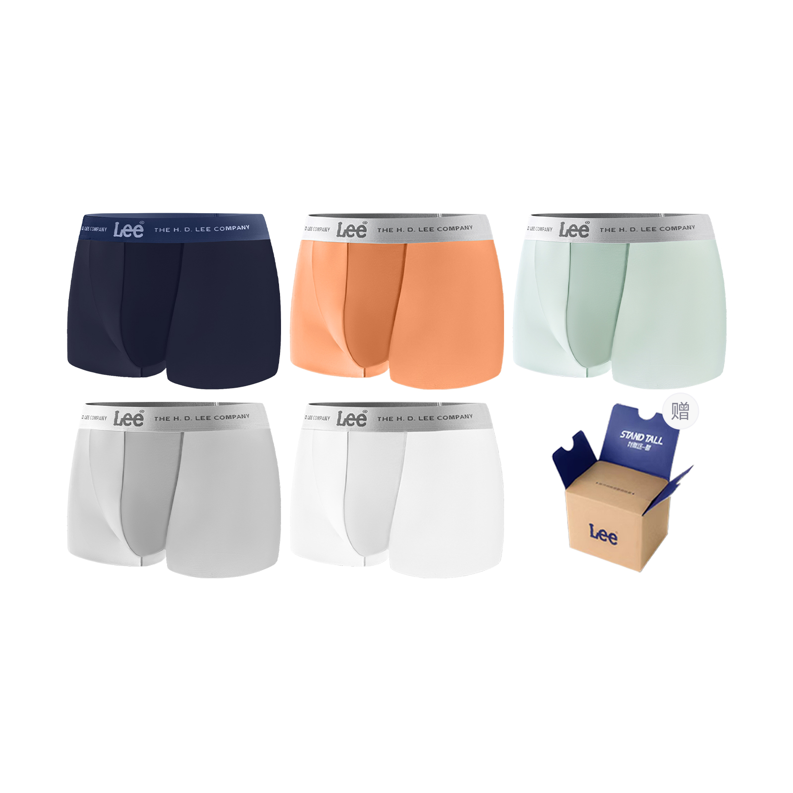 Lee SS25 INDIGO подарочный набор нижнего белья для мужчин 5 штук
Lee SS25 INDIGO подарочный набор нижнего белья для мужчин 5 штук