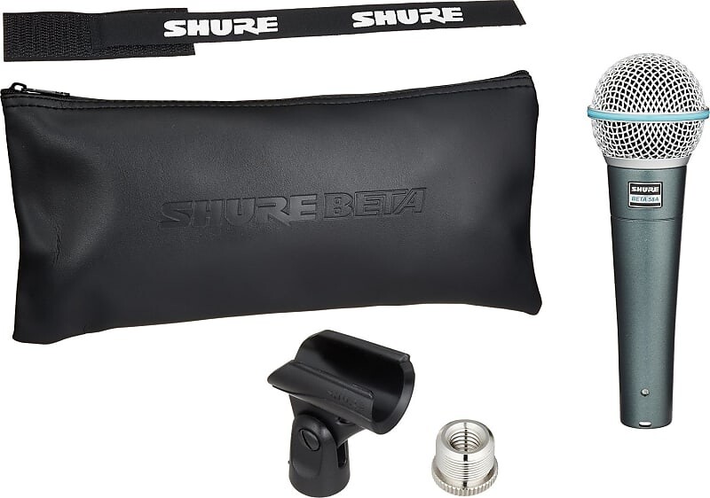 Кардиоидный динамический вокальный микрофон Shure BETA 58A Handheld Supercardioid Dynamic Microphone
Кардиоидный динамический вокальный микрофон Shure BETA 58A Handheld Supercardioid Dynamic Microphone