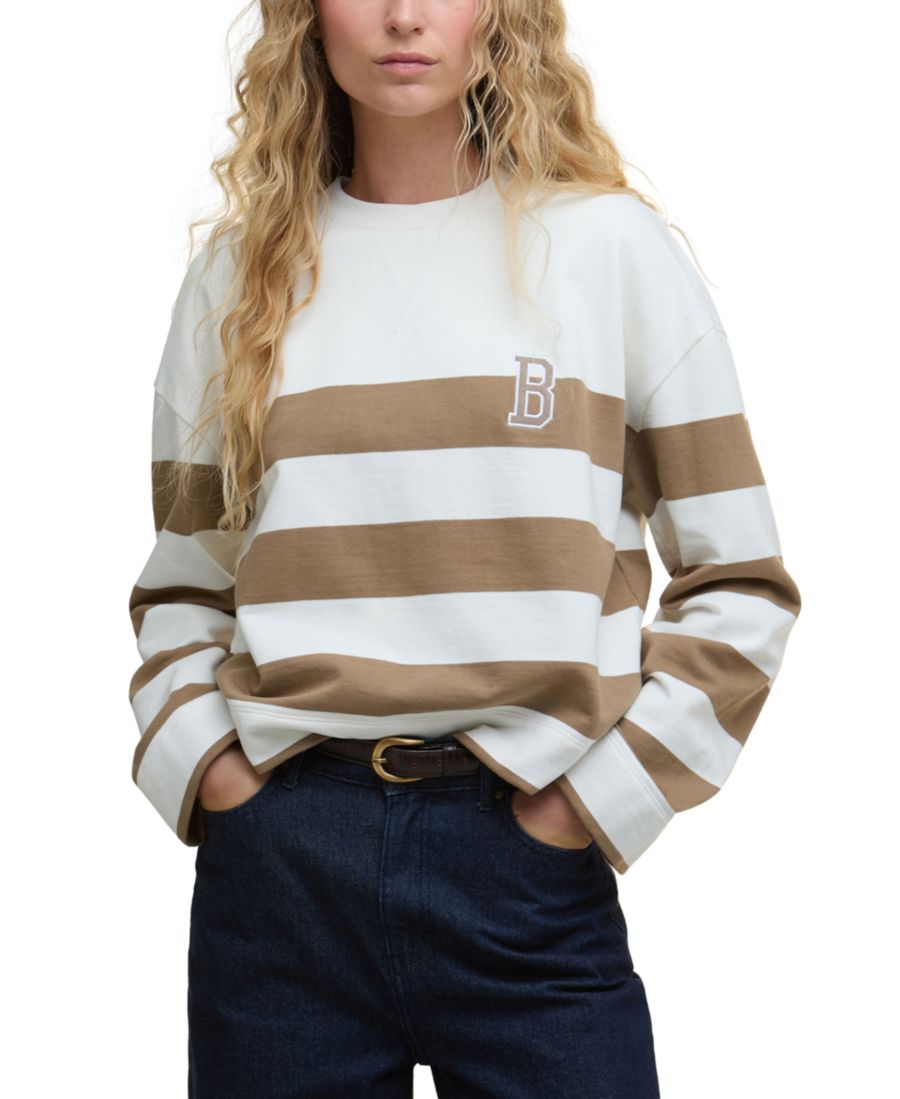 Женская толстовка Faye Barbour, Tan Stripes
Женская толстовка Faye Barbour, Tan Stripes