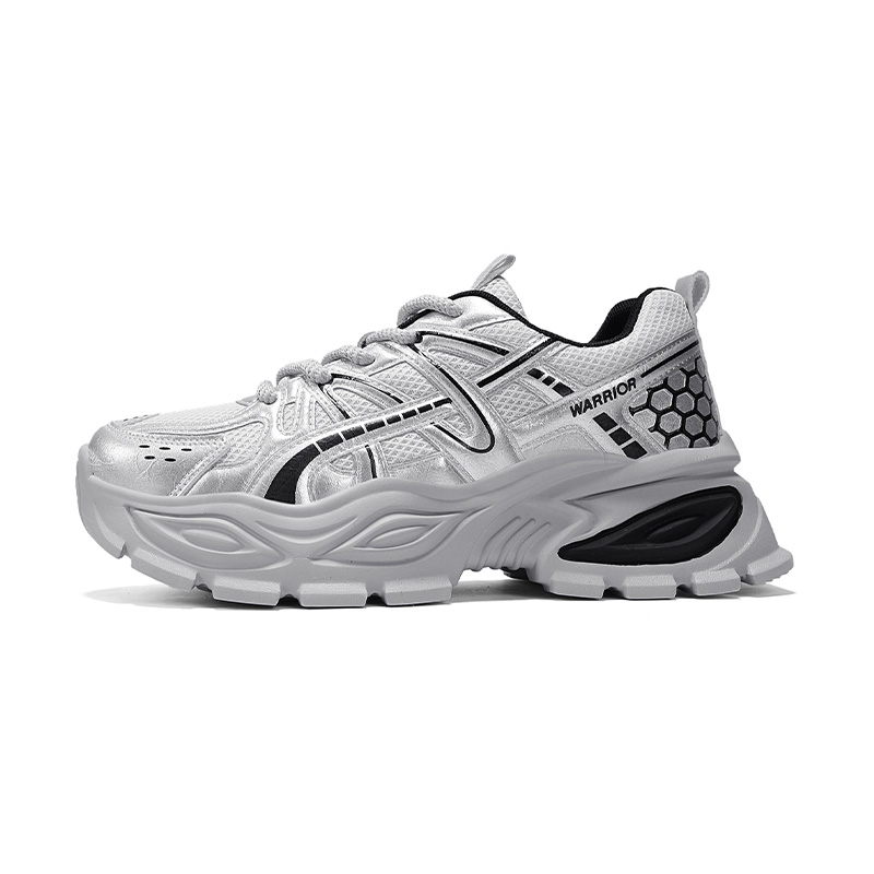 WARRIOR Серые мужские кроссовки low top Chunky с увеличенной высотой, износостойкие, легкие и нескользящие
WARRIOR Серые мужские кроссовки low top Chunky с увеличенной высотой, износостойкие, легкие и нескользящие