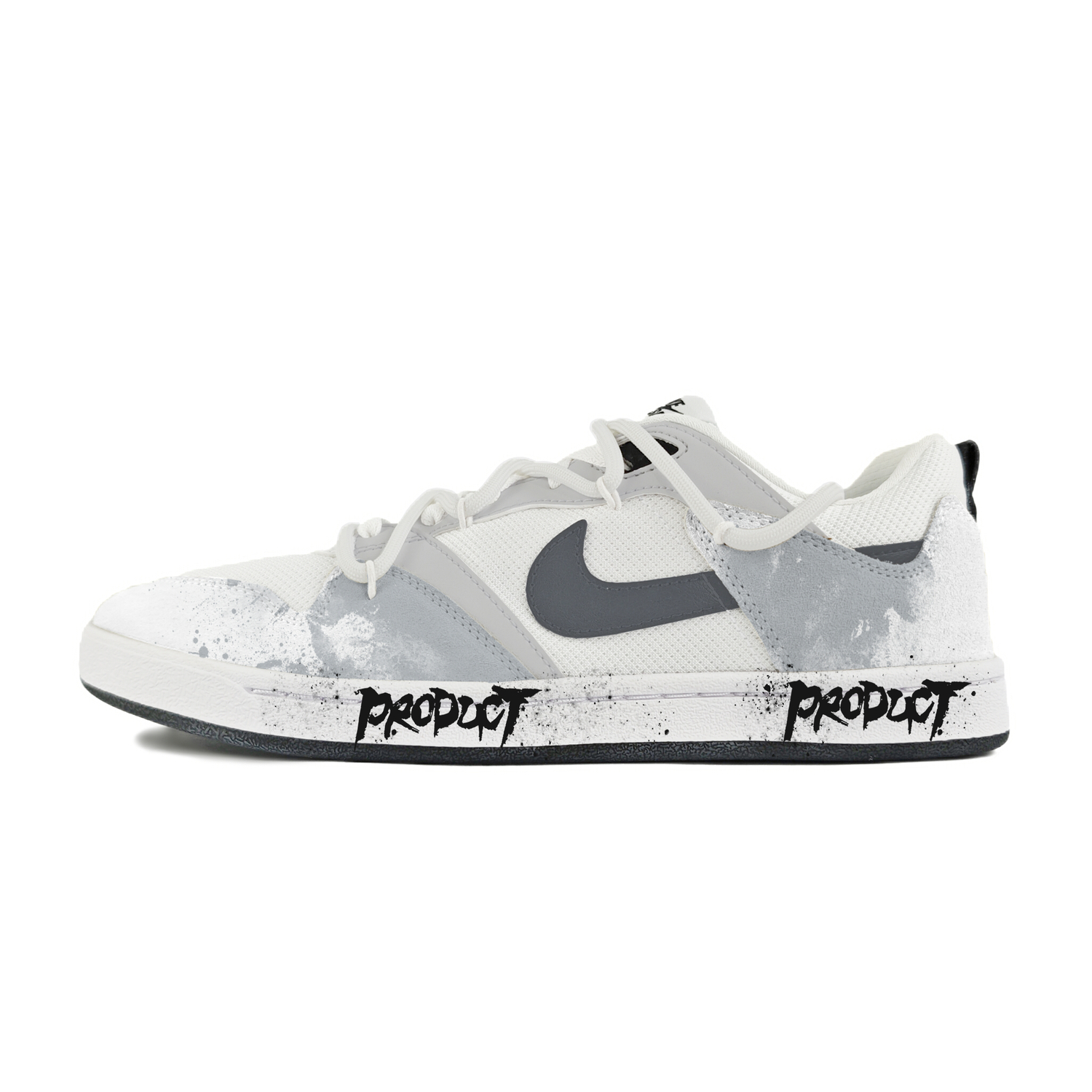 Nike SB Alleyoop Abrasion Resistant Low Top Skateboard Shoes Men's White Silver Gray
Nike SB Alleyoop Abrasion Resistant Low Top Skateboard Shoes Men's White Silver Gray