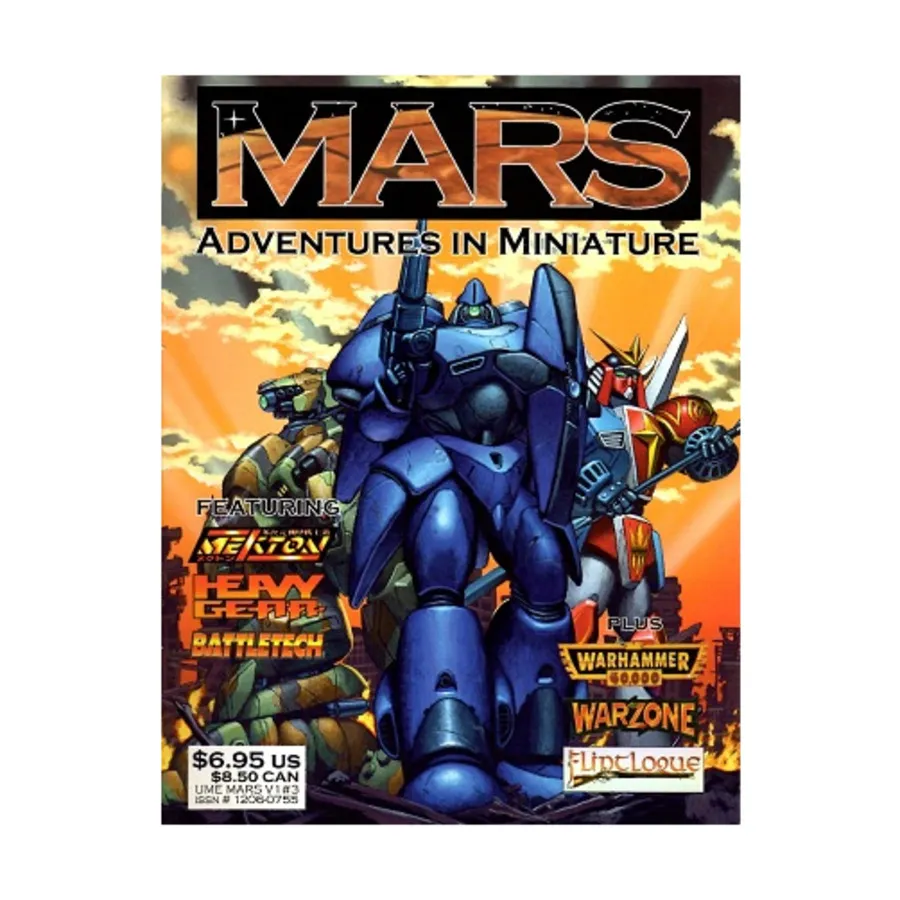 Журнал #3 "Mekton, Heavy Gear, Battletech", MARS - Adventures in Miniatures Magazine
Журнал #3 "Mekton, Heavy Gear, Battletech", MARS - Adventures in Miniatures Magazine