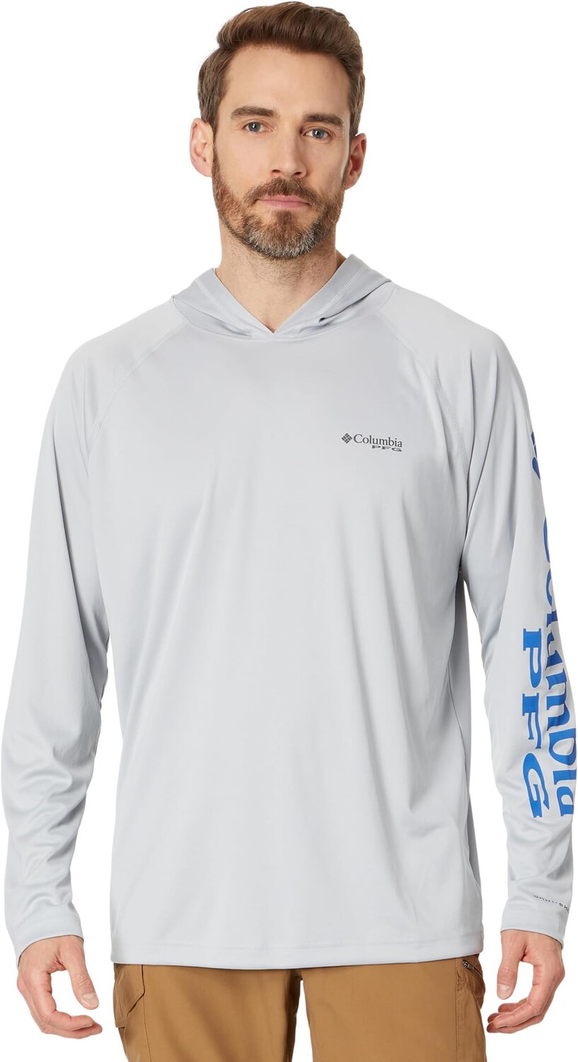 Толстовка Terminal Tackle Columbia, цвет Cool Grey/Vivid Blue Logo 
Толстовка Terminal Tackle Columbia, цвет Cool Grey/Vivid Blue Logo