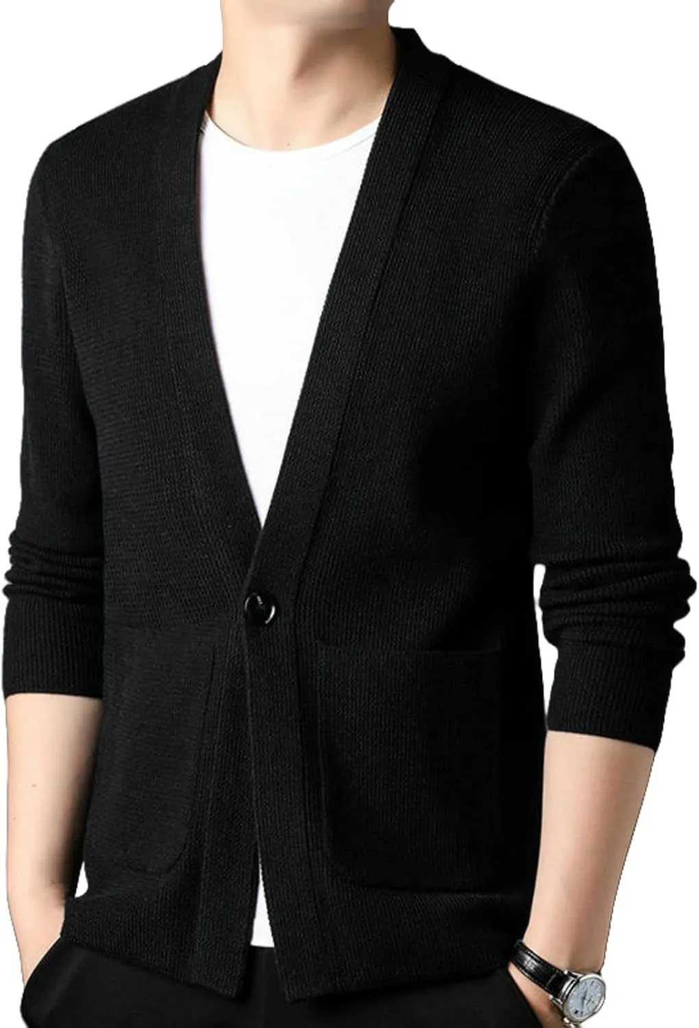 Мужской весенний кардиган с карманом MUFURONG
Мужской весенний кардиган с карманом MUFURONG