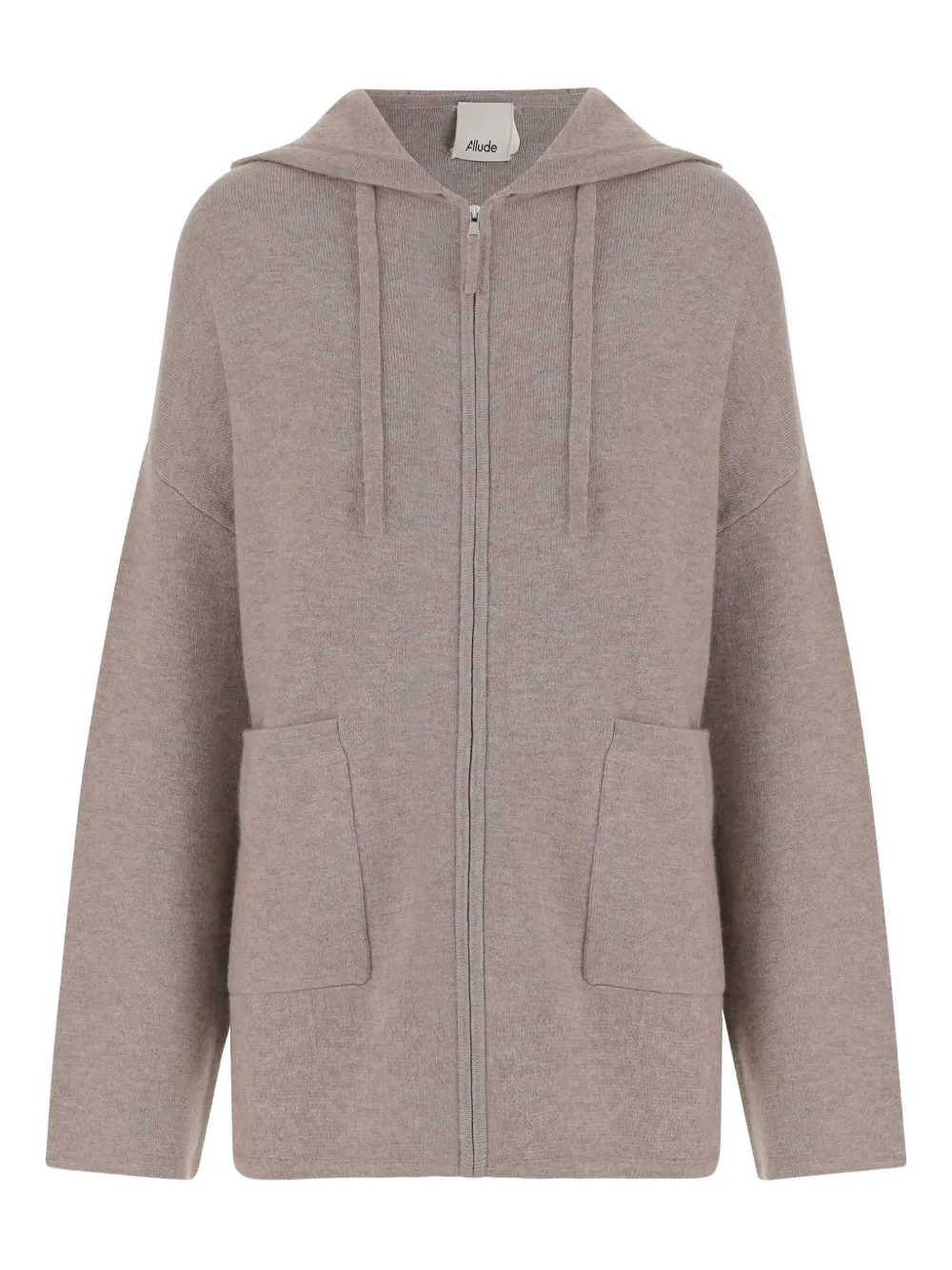 Кардиган на молнии с капюшоном ALLUDE, коричневый
Кардиган на молнии с капюшоном ALLUDE, коричневый