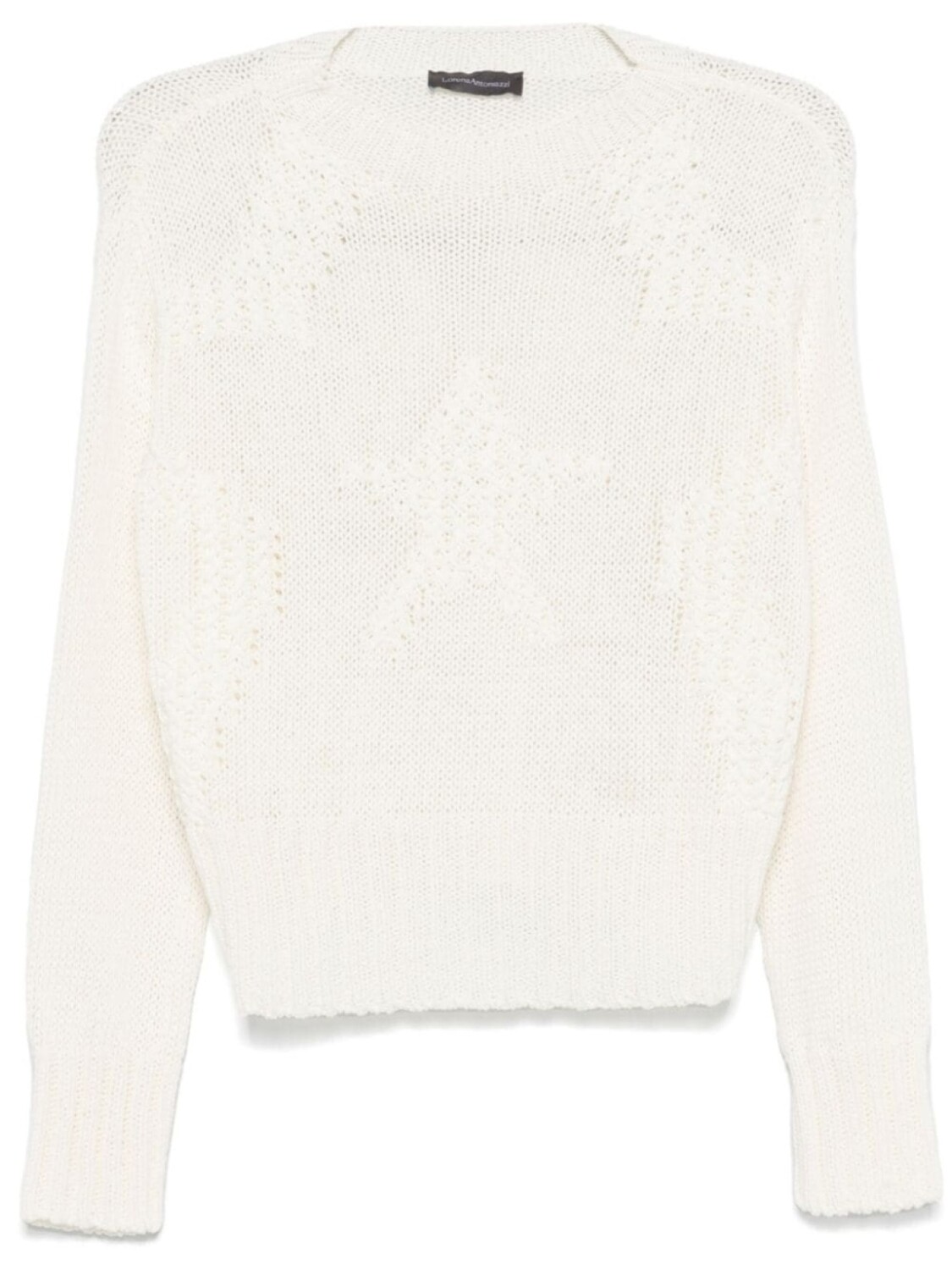 Жаккардовый свитер Lorena Antoniazzi со звездами, белый
Жаккардовый свитер Lorena Antoniazzi со звездами, белый