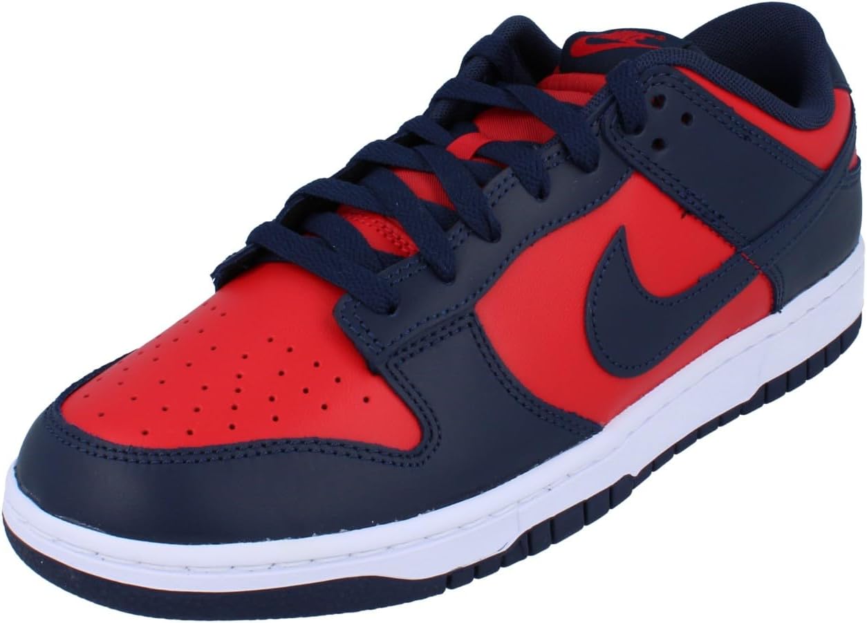 Кроссовки Nike Mens Dunk Low Retro, University Red Obsidian White
Кроссовки Nike Mens Dunk Low Retro, University Red Obsidian White