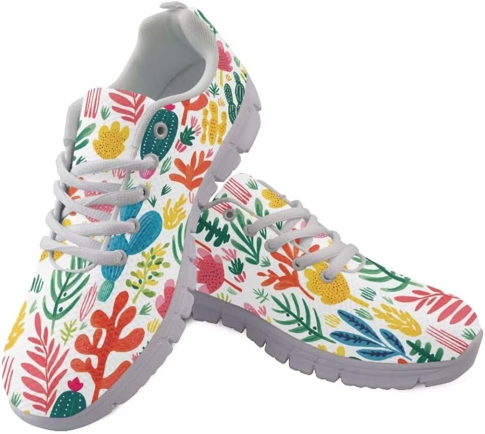 Женские и девочковые кроссовки Jeiento с цветочным принтом, легкие ходовые и модные спортивные кроссовки, мужские теннисные кроссовки, дышащая сетка, обувь для спорта и тренажерного зала, Cactus Palm Leaf
Женские и девочковые кроссовки Jeiento с цветочным принтом, легкие ходовые и модные спортивные кроссовки, мужские теннисные кроссовки, дышащая сетка, обувь для спорта и тренажерного зала, Cactus Palm Leaf