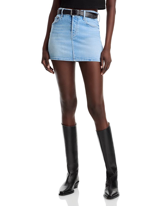 Мини-юбка Vagabond из денима MOTHER, синий
Мини-юбка Vagabond из денима MOTHER, синий