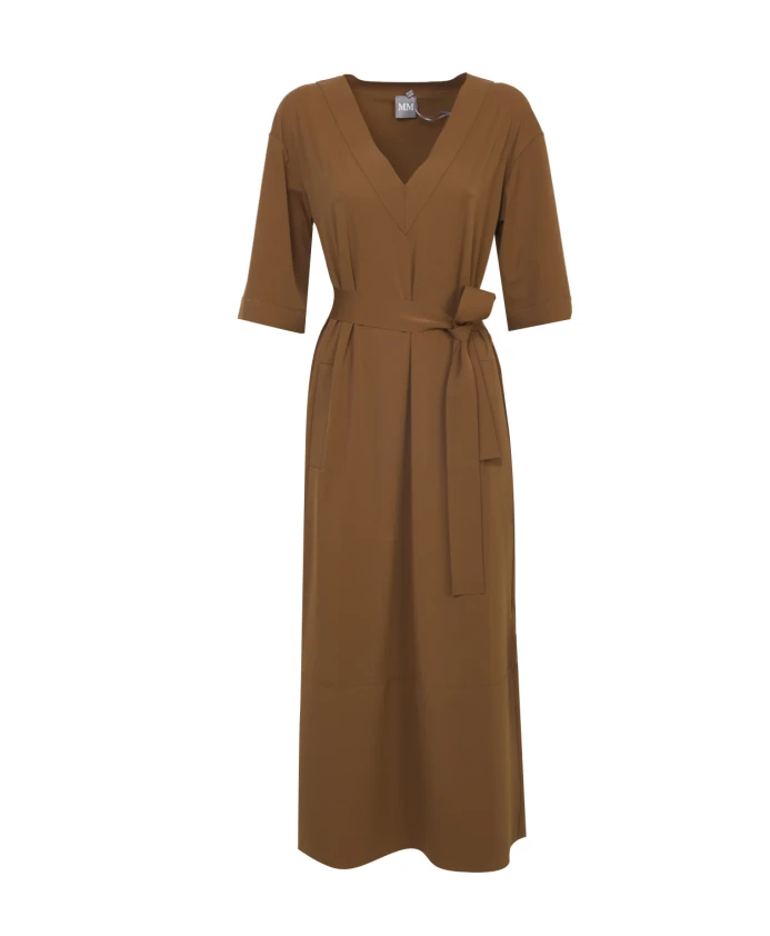 Коричневое трикотажное платье миди с V-образным вырезом Max Mara, коричневый
Коричневое трикотажное платье миди с V-образным вырезом Max Mara, коричневый