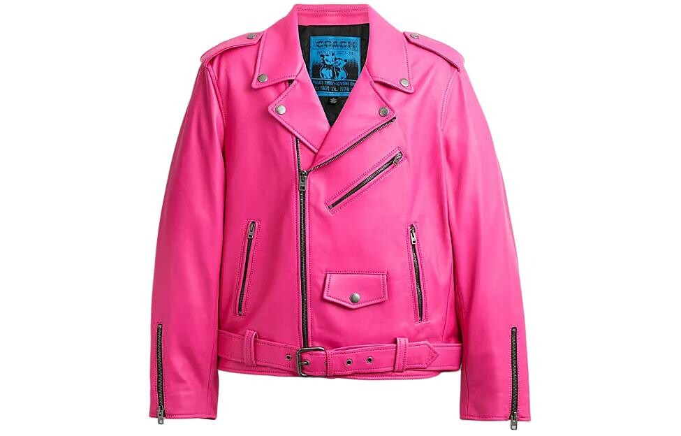 COACH Мужская кожаная куртка, цвет Bright plum red
COACH Мужская кожаная куртка, цвет Bright plum red