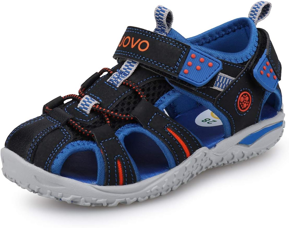 Сандалии для мальчиков UOVO, детские сандалии, походные спортивные с закрытым носком, пляжные летние сандалии для мальчиков, быстросохнущие, противоскользящие, черный/синий
Сандалии для мальчиков UOVO, детские сандалии, походные спортивные с закрытым носком, пляжные летние сандалии для мальчиков, быстросохнущие, противоскользящие, черный/синий