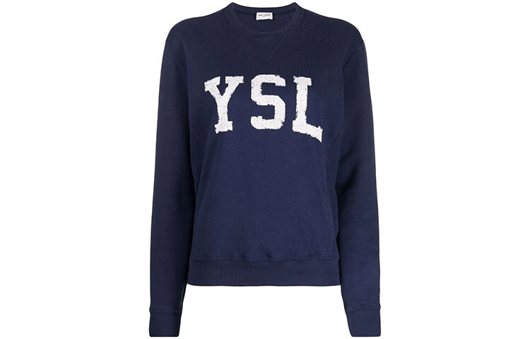 Свитшот женский Saint Laurent, синий 
Свитшот женский Saint Laurent, синий