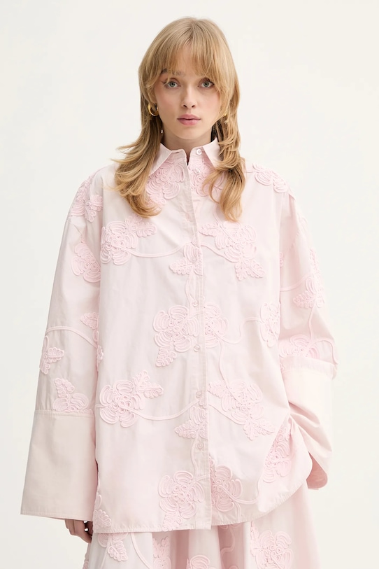 Хлопковая рубашка Rotate, розовый
Хлопковая рубашка Rotate, розовый