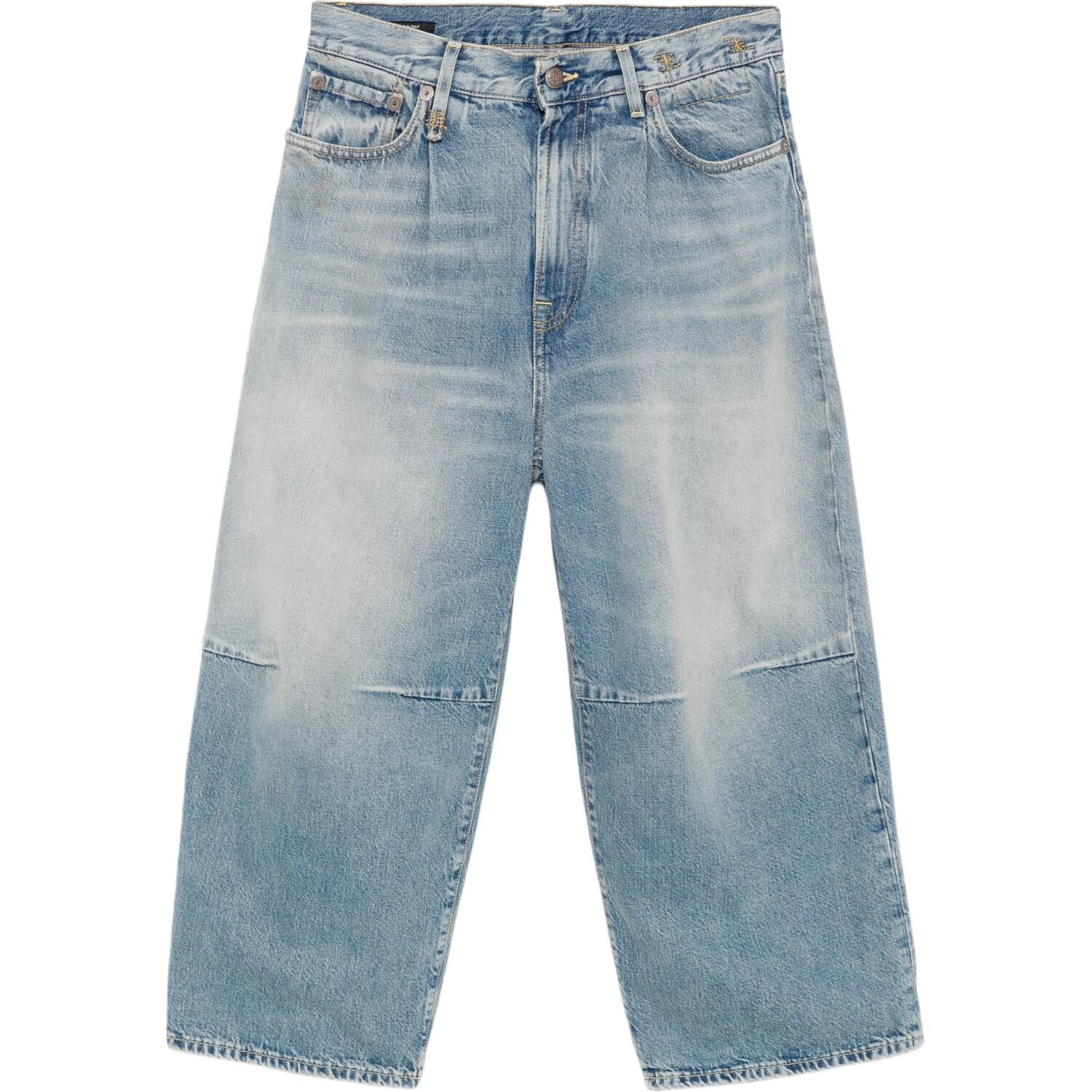 Широкие укороченные джинсы R13, синий
Широкие укороченные джинсы R13, синий