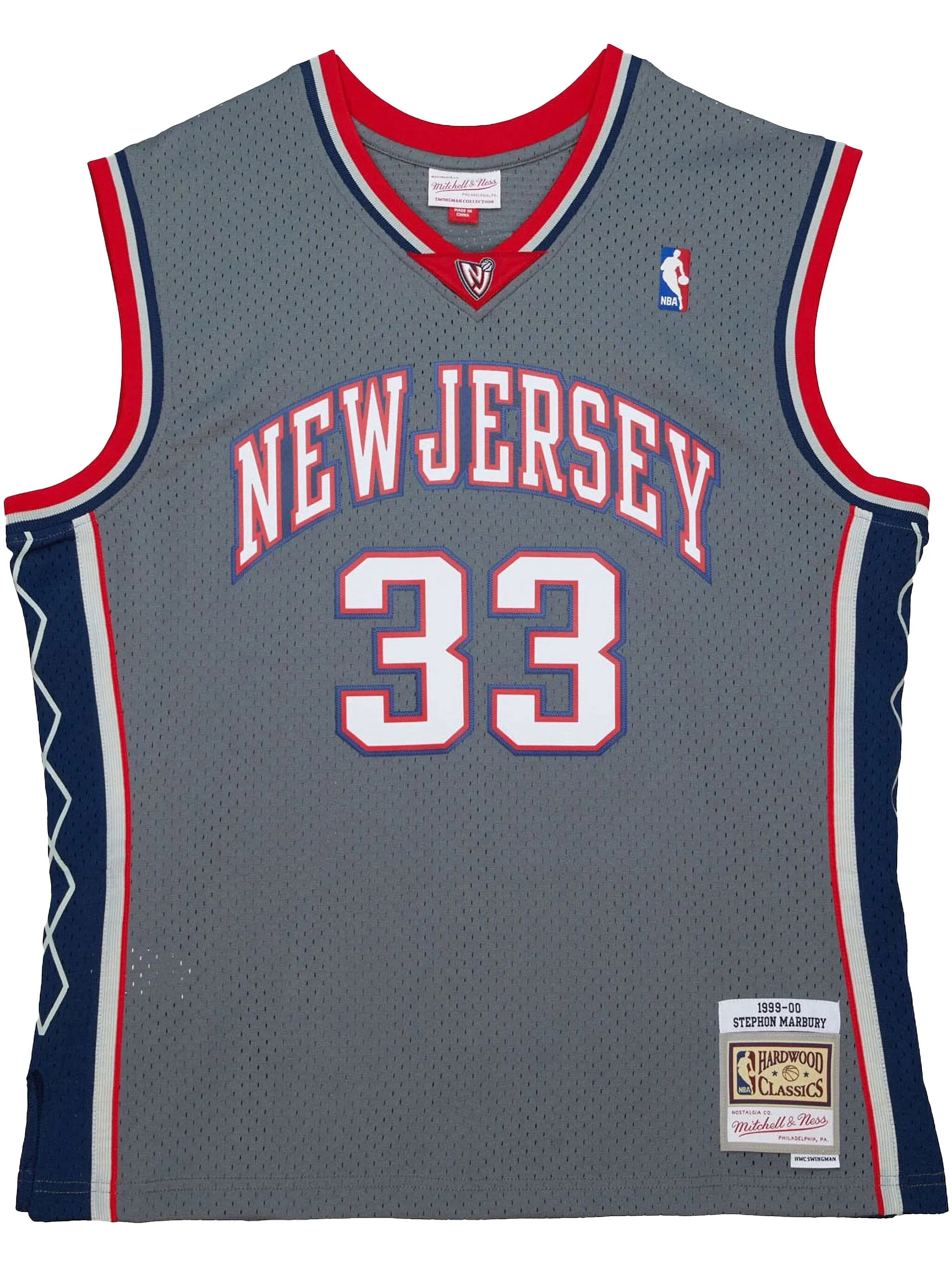 Топ NBA Alternate Nets 1999 Stephon Marbury Mitchell & Ness, серый
Топ NBA Alternate Nets 1999 Stephon Marbury Mitchell & Ness, серый
