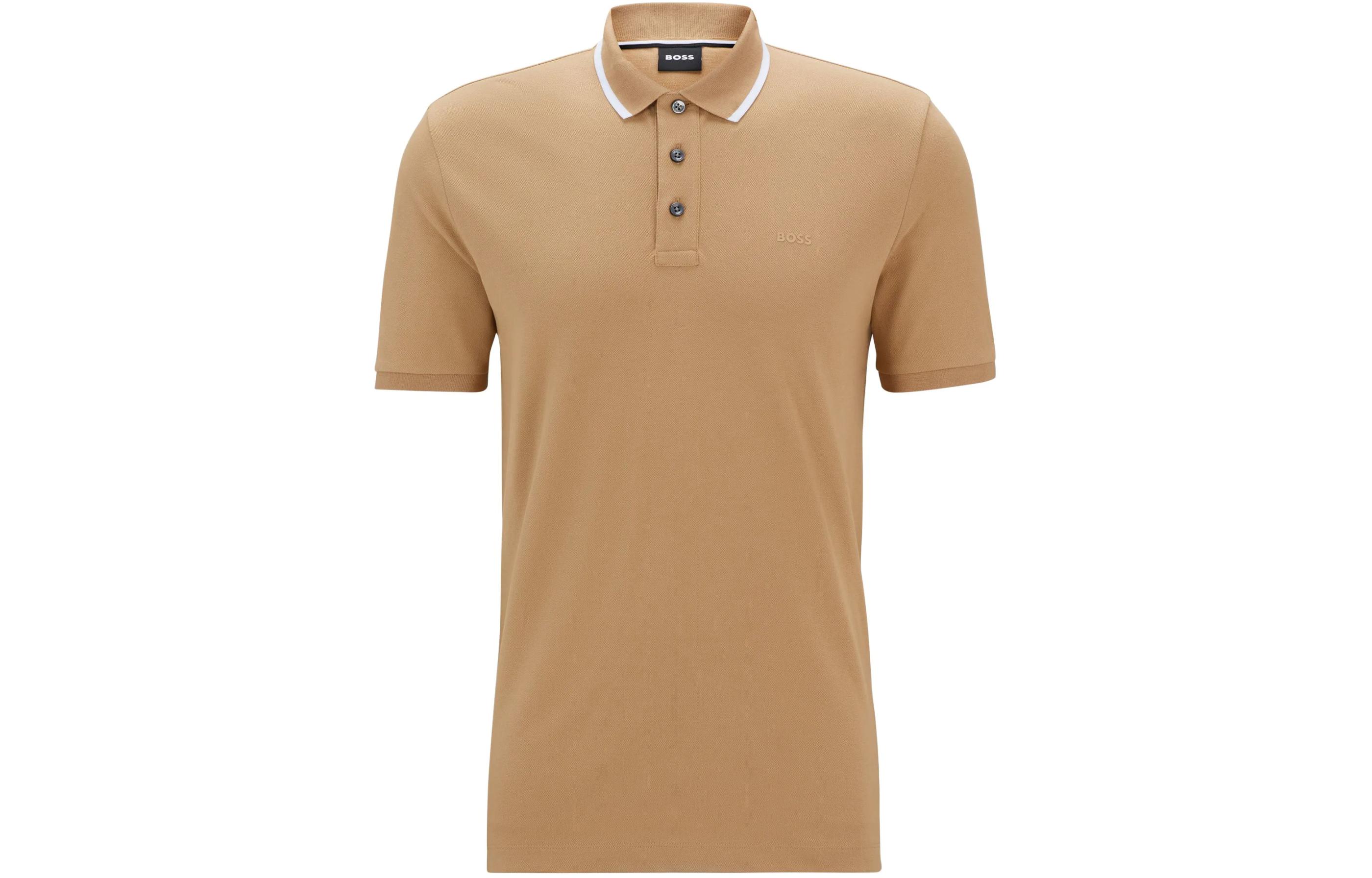 Поло с детализированным логотипом Boss HUGO BOSS, бежевый
Поло с детализированным логотипом Boss HUGO BOSS, бежевый