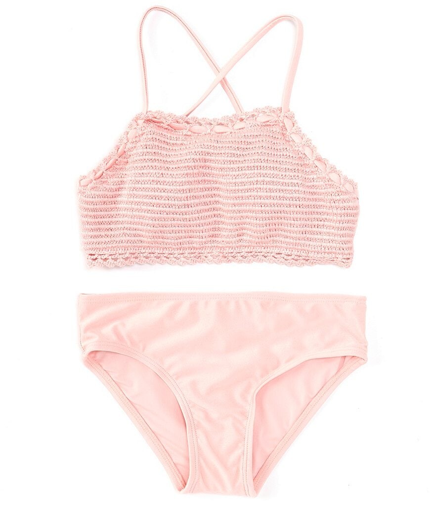 Челси и Вайолет для больших девочек 7–16 лет, вязаный крючком бюстгальтер из двух частей, купальник Chelsea & Violet, розовый
Челси и Вайолет для больших девочек 7–16 лет, вязаный крючком бюстгальтер из двух частей, купальник Chelsea & Violet, розовый