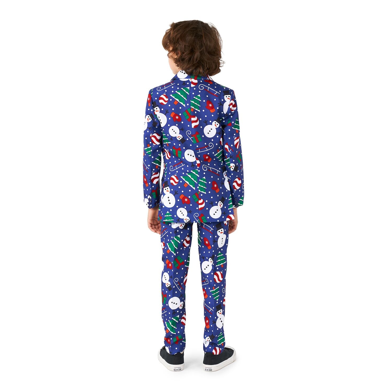 Рождественский костюм снеговика Suitmeister для мальчиков 6–16 лет, комплект из куртки, брюк и галстука Suitmeister 
Рождественский костюм снеговика Suitmeister для мальчиков 6–16 лет, комплект из куртки, брюк и галстука Suitmeister