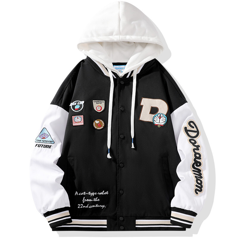 Куртка унисекс Doraemon, Черный (хлопковая версия)
Куртка унисекс Doraemon, Черный (хлопковая версия)