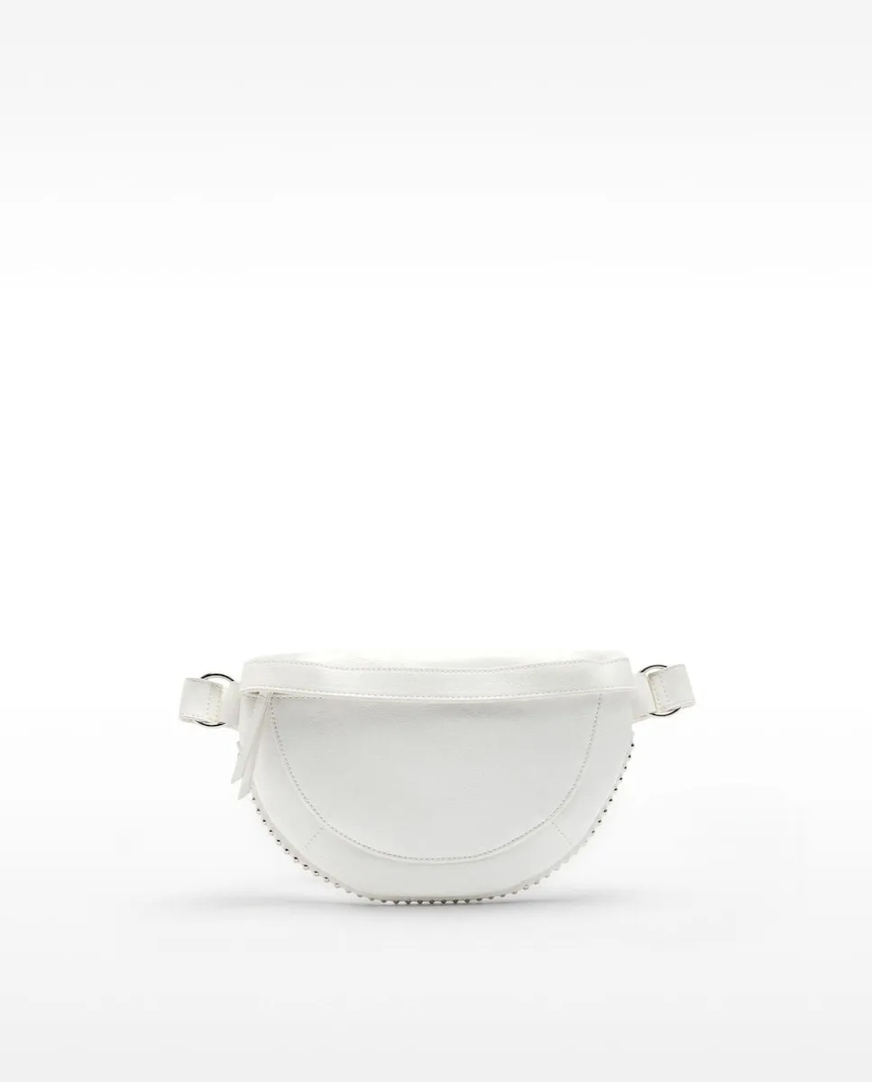 Женская поясная сумка с несколькими отделениями и заклепками в однотонном исполнении Parfois, белый
Женская поясная сумка с несколькими отделениями и заклепками в однотонном исполнении Parfois, белый