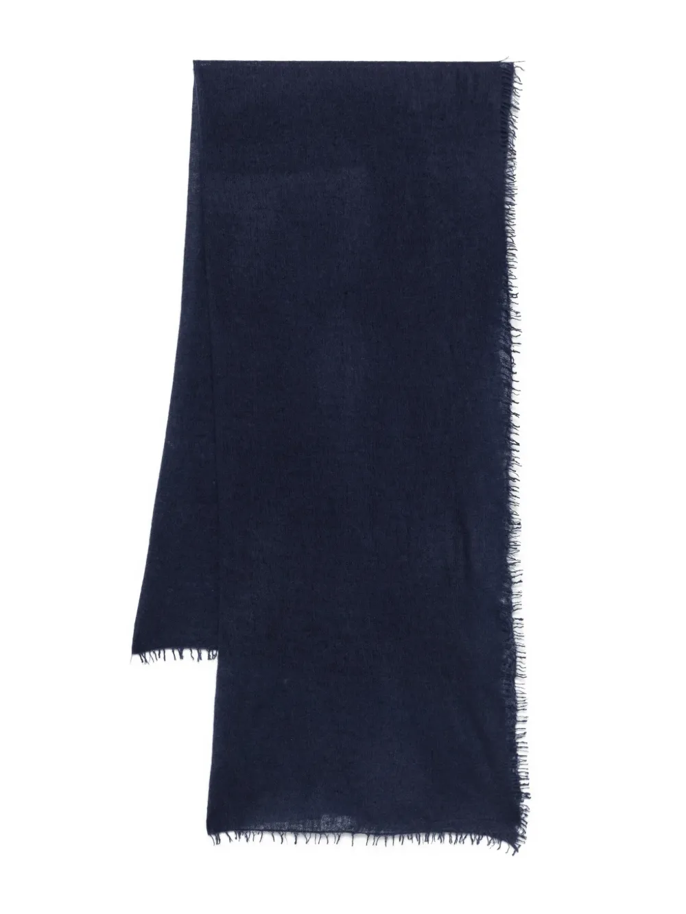 Кашемировый шарф с бахромой Warm-Me, синий 
Кашемировый шарф с бахромой Warm-Me, синий