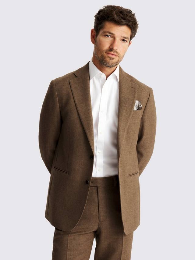 Приталенный пиджак из шерстяной ткани в елочку Moss, Gold
Приталенный пиджак из шерстяной ткани в елочку Moss, Gold