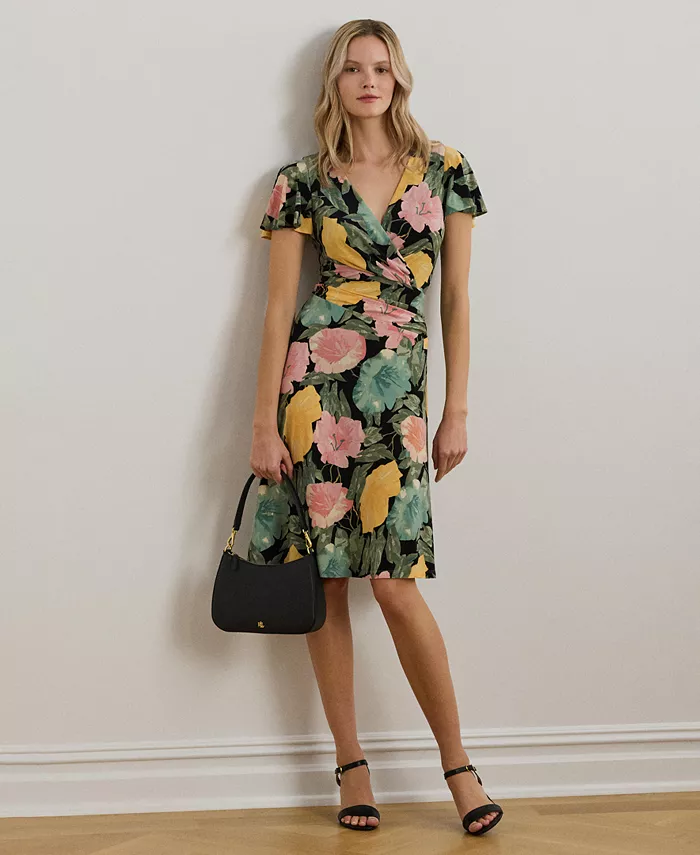 Женское платье с запахом из эластичного джерси с цветочным принтом Lauren Ralph Lauren, мультиколор
Женское платье с запахом из эластичного джерси с цветочным принтом Lauren Ralph Lauren, мультиколор
