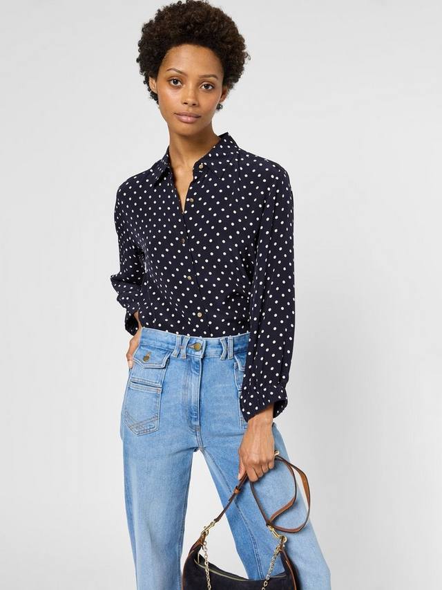 Рубашка usari в горошек Gerard Darel, темно-синий
Рубашка usari в горошек Gerard Darel, темно-синий